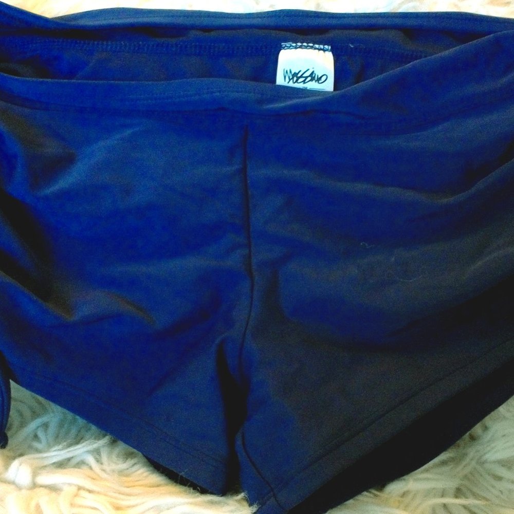 Navy swim shorts